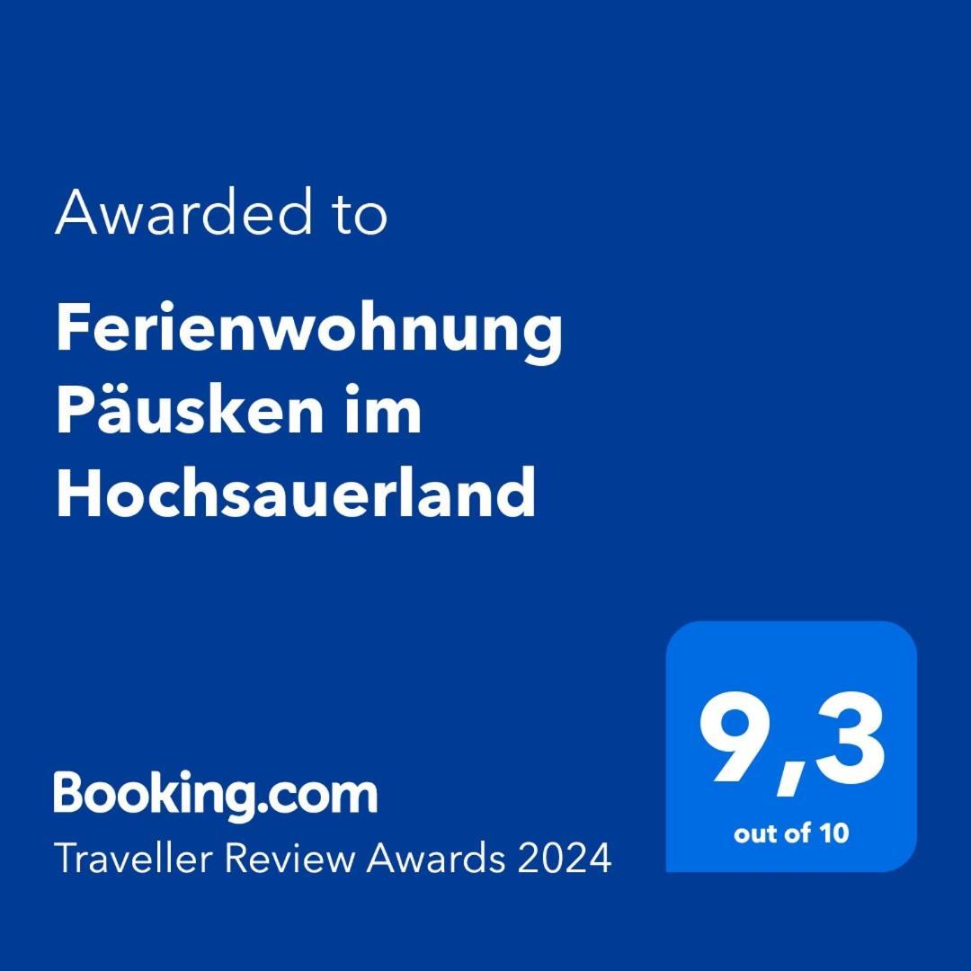 Ferienwohnung Paeusken Im Hochsauerland- E- Bike Und Auto Laden Moeglich Bestwig Exterior foto